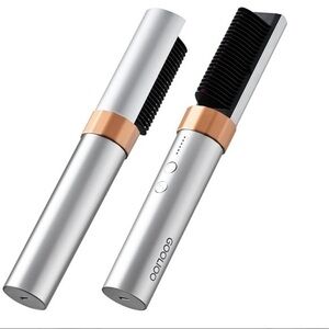 💆‍♀️Cordless Hair Straightener Brush Negative lonic 6 Temps Fast Heating #CF2